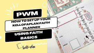 How to Set Up Your Kellofaplan Faith Planner [upl. by Quincy]