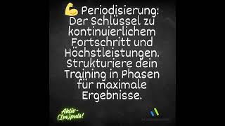 Periodisierung und Trainingsplanung [upl. by Slaohcin]