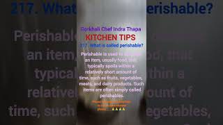 perishable food kitchentips chefindrathapa shorts short shortvideo shortsvideo shortsfeed [upl. by Gherlein]