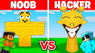 NOOB vs HACKER I Cheated In a SPRUNKI Build Challenge [upl. by Rothschild120]