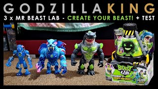 Godzillaking  3 x Mr Beast Lab  Beast Test mit Stealth Panther  Monster Hai  Panther Mutant [upl. by Pall]