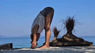 Find Spaciousness and Freedom in Your Forward Bend Uttanasana [upl. by Ayikal]