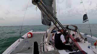 La Cinquecento 2018  Last Day and Finish  Corsair Cruze 970 trimaran [upl. by Hairam759]