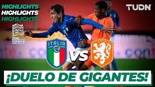 Highlights  Italia vs Holanda  UEFA Nations League 2020  TUDN [upl. by Randal736]