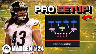 How To Setup 43 61 PRO DEFENSIVE SETUP Madden 24 Tips [upl. by Ellivnarg]