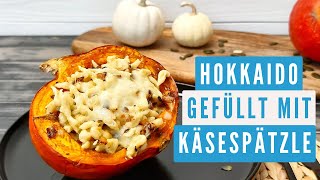 Gefüllter Hokkaido Kürbis mit Käsespätzle I Deftig leckeres Soulfood I COSORI TwinFry HLF 10 Liter [upl. by Garnett]