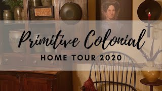 Primitive Colonial Home Tour  Inspirational Homes Series 2020  Episode 2 [upl. by Thorvald]