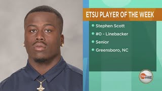 ETSU Player of the Week Linebacker Stephen Scott [upl. by Nassah799]