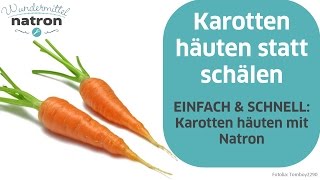 Karotten schälen – Schnell und einfach [upl. by Aciretnahs879]