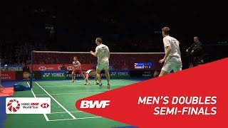 MD  GIDEONSUKAMULJO INA 1 vs CONRADPETERSENKOLDING DEN 6  BWF 2018 [upl. by Constantino655]