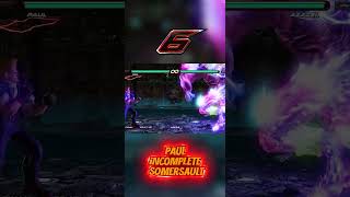 Paul SOMERSAULT Tekken Evolution [upl. by Hnah]