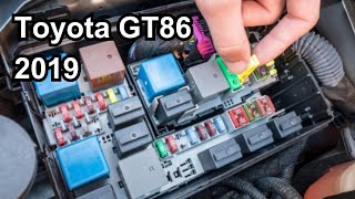 DIAGRAMA de FUSIBLES y RELES de Toyota GT86 año 2019 Gratis [upl. by Paynter]