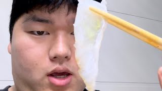 광어회 초밥 한개 먹방 Flatfish sashimi mukbang [upl. by Eoin]