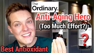 The BEST ANTIAGING ANTIOXIDANT  The Ordinary EUK 134 01 Review [upl. by Hattie856]