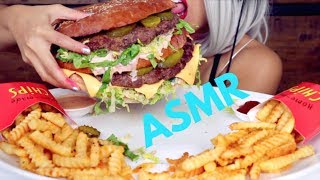 ASMR Eating Giant Big Mac amp Fries  DIY McDonalds Mukbang No Talking [upl. by Garratt]