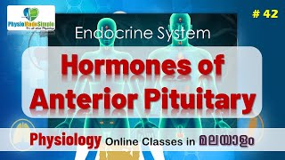 Ep42  Hormones of Anterior Pituitary humanphysiology malayalam endocrinesystem PituitaryGland [upl. by Liv]