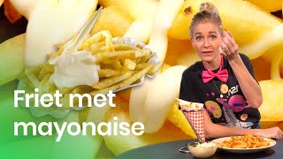 Waarom eten we patat met mayonaise  Waarom Daarom [upl. by Ardnuassak]