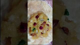 Halwa Paratha Recipe हलवा पराठा रेसिपी मेले वाला बनाए घर पर बहुत ही आसान तरीके से shorts [upl. by Orvan]