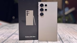 Samsung Galaxy S24 Ultra  Unboxing and First Impressions [upl. by Anieral]