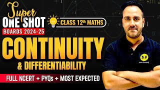 Continuity amp Differentiability One Shot 202425 Full NCERT with PYQs  Class 12th Maths Ushank Sir [upl. by Vani]