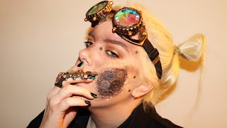 Steam Punk Makeup Halloween [upl. by Kyle]