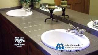 Nashville bathtub refinishing countertop refinishing ceramic tile refinishing Miracle Method Best [upl. by Lorelie]