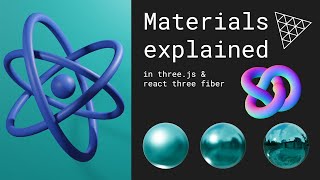 React Three Fiber amp Threejs  Materials Explained 🔮 [upl. by Llenreb]