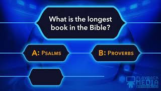 General Bible Trivia Game for Kids [upl. by Ciprian]