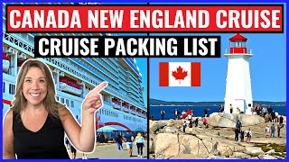 WHAT TO PACK FOR A CANADA amp NEW ENGLAND CRUISE  10 MustHave Cruise Essentials [upl. by Rasure783]