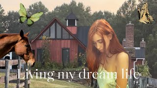 How I created my quotcottagecorequot dream life 🧚‍♀️ 🌷 🌱 [upl. by Enyawud]