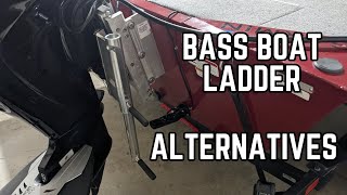 Drill free ladder mounting solutions for your bass boat A howto [upl. by Ennaylil]