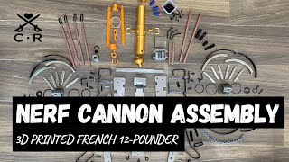 Napoleonic Nerf Cannon Assembly Guide [upl. by Naugan]