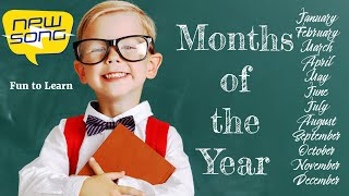 quotFun and Educational Song for Kids Learn the Months of the Year [upl. by Onidranreb315]