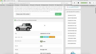 VIN number checkHow to get car info using VIN number [upl. by Aleacim104]