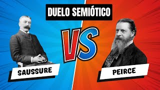 La SEMIÓTICA según Saussure y Peirce [upl. by Adnilim478]