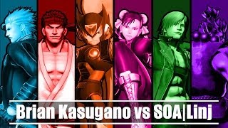 UMvC3 FT 10  Brian Kasugano vs SOALinj [upl. by Cynar]