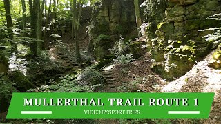 Mullerthal Trail route 1 Echternach wandelen in Luxembourg [upl. by Encratia]