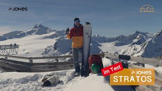 Jones Stratos  Splitboardtest 2223 von mrsplitboards [upl. by Yenruogis796]