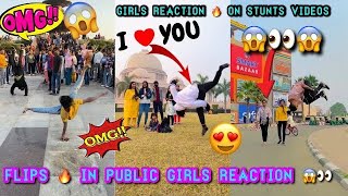 Stunts 🔥 On Public Reaction 😱  Flips In Public 😍 Girls Reaction  Public Reaction Flips 🔥 Stunning [upl. by Allisirp360]