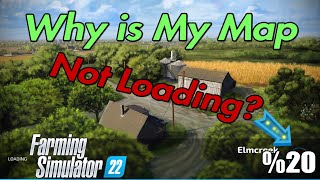 FS22 Why is my Map not loading  PC players see note How to Fix a Frozen Loading screen Tutorial [upl. by Tilney69]