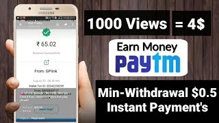 Earn 100 Daily Copy Paste Work GPlink  Indias Highest Payout Website [upl. by Greggs]