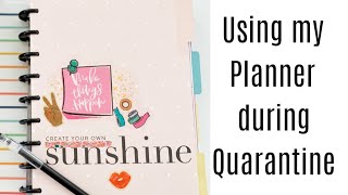 How Im using my Planner during Quarantine  The Happy Planner® Guided Journal Flip Through [upl. by Edaw]