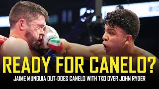 JAIME MUNGUIA CRUSHES JOHN RYDER IN 9 🥊🔥  POST FIGHT REVIEW NO FOOTAGE [upl. by Mellicent639]