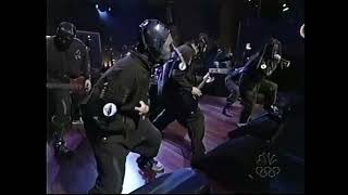 Slipknot  The Heretic Anthem Live At Late Night With Conan OBrien 08102001 HQ [upl. by Anayt415]