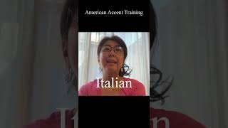 Italy vs Italian Accent Training 英語発音 英会話 [upl. by Aihtyc]