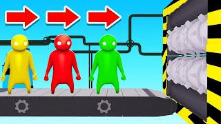 HEADING STRAIGHT For The SHREDDER IN Gang Beasts [upl. by Tobin]