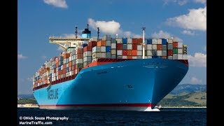 Emma Maersk  Largest container ship in the world [upl. by Belloir29]