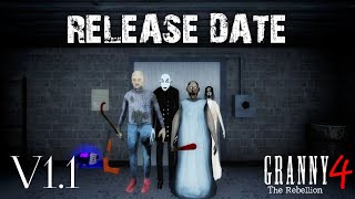 GRANNY 4 THE REBELLION NEW UPDATE  GAMEPLAY  RELEASE DATE [upl. by Soll]