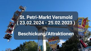 St PetriMarkt Versmold  23022024  25022024   Beschickung  Attraktionen [upl. by Honeyman]