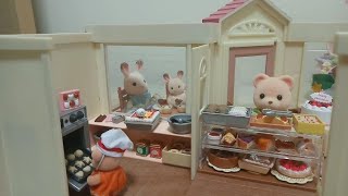 My Favourite Forest Stylish Cake Shop Calico Critters Sylvanian Families 실바니안패밀리 シルバニアファミリー 🍰🎂 [upl. by Rol202]